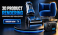 industrial 3d product rendering animation packaging modeling 3d cad label design