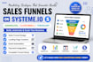 create systeme io sales funnel, systeme io website, systeme io online course