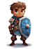 draw 2d game character or 2d game character