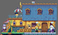 create custom pixel art background, rpg tilemap, game asset and tileset