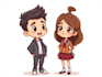 do custom cartoon illustration