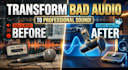restore poor audio to crystal clear professional quality