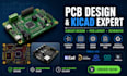 do pcb design, kicad, pcb layout, circuit design, altium and schematic design