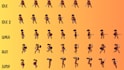 do pixel character sprite sheet pixel sprite animation 2d game sprite animation