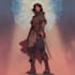 draw a fantasy character for dnd, pathfinder, etc