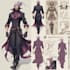 create full anime character sheet with details