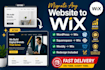 design, edit, update, redesign, customize wix, wordpress, squarespace website