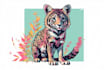 make animal illustration into pop art