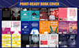 do book cover design, ebook cover, kdp book cover