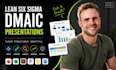 lean six sigma dmaic PPT design, process improvement presentation, deck, slides