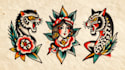 traditional old school tattoo design