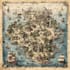 create detailed fantasy map illustration design