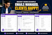 provide customer support, email management, and customer service