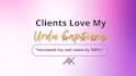 write viral urdu captions for instagram tiktok and facebook post