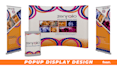 design premium trade show booth, exhibition stand, backdrop