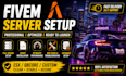 setup and optimize your fivem server with esx, qbcore