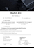 design professional CV or resume