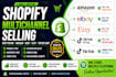 set up shopify multichannel selling with amazon ebay etsy tiktok