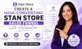 create a high converting stan store sales funnel with automation