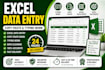 do excel data entry and copy paste work