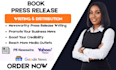 distribute press release, book press release, public relations, PR distribution