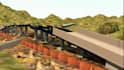create bridge construction animation and seismic simulation visualizations