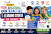 design a fun, educational and interactive elearning course for children