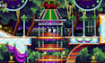 create pixel art background scene, pixel game art environment tileset