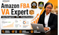 be your amazon fba virtual assistant for amazon store management