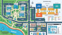 design business map, office map, mall map, store location and directory map
