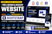 build a responsive bootstrap website