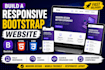 build a modern responsive frontend website