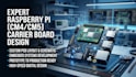 design raspberry pi compute module carrier board with full pcb files