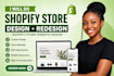 shopify store design shopify store redesign shopify store website design