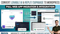 convert lovable ai to wordpress ai website migration replit supabase web app