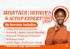 setup substack account manage substack beehiiv newsletter manage substack post
