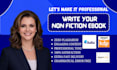 ghostwrite a professional nonfiction or self help ebook