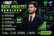 do accurate data analyst, copy paste, ms excel data entry and web research