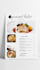 professional restaurant menu and recipe book design