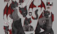 draw furry reference sheet, character sheet, character design, fursona oc design