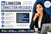 write linkedin connection messages and outreach scripts that get replies