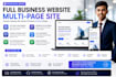 create professional ai business website and landing page