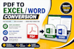 do data entry, copy paste, excel data, entry and web reserch