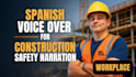 record a spanish voice over for construction safety training