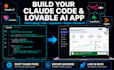 claude code, vibe coding, lovable ai, claude ai, n8n, ai automation website app