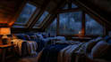 design seamless cozy rain environments for focus and sleep