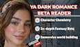 beta read author sensitivity dark romance et dark fantasy
