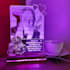 design custom acrylic led lamp with photo engraving