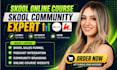 setup skool online course community manager circle so skool online course expert