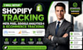 setup shopify tracking meta pixel google analytics ecommerce tracking